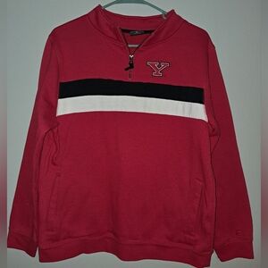 Colosseum YSU Youngstown State Kids Red Half-Zip Sweatshirt